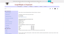 Desktop Screenshot of bip.miastochojnice.pl